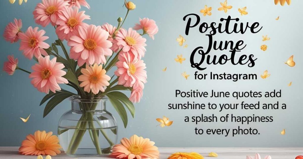 Positive June Quotes For Instagram