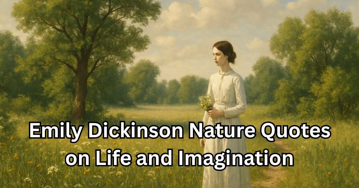 60 Emily Dickinson Nature Quotes on Life and Imagination