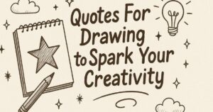 70+ Quotes For Drawing to Spark Your Creativity