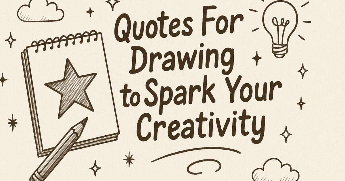 70+ Quotes For Drawing to Spark Your Creativity