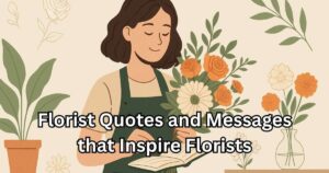 Florist Quotes and Messages that Inspire Florists