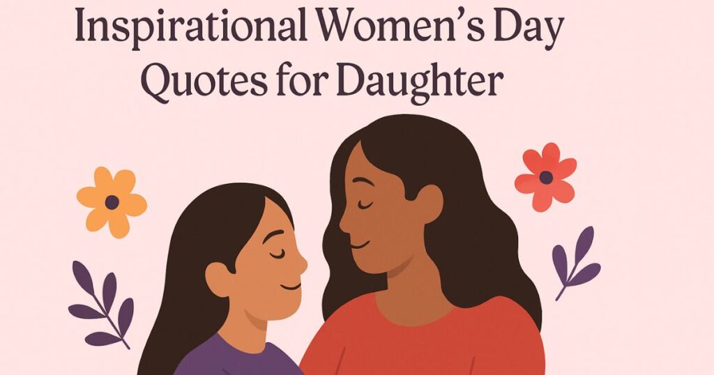 Inspirational International Women’s Day Quotes for Daughter