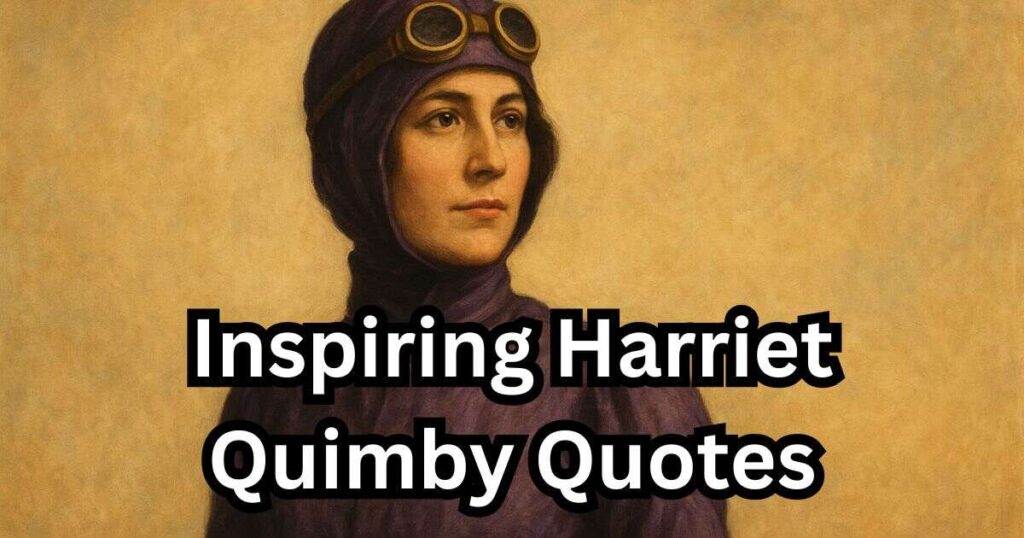 Inspiring Harriet Quimby Quotes