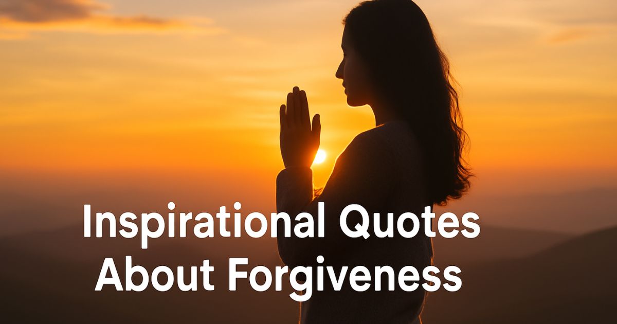 100 Inspirational Quotes About Forgiveness To Transform Your Mindset