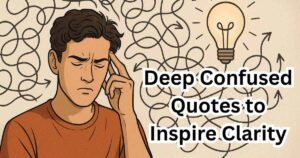 200 Deep Confused Quotes to Inspire Clarity