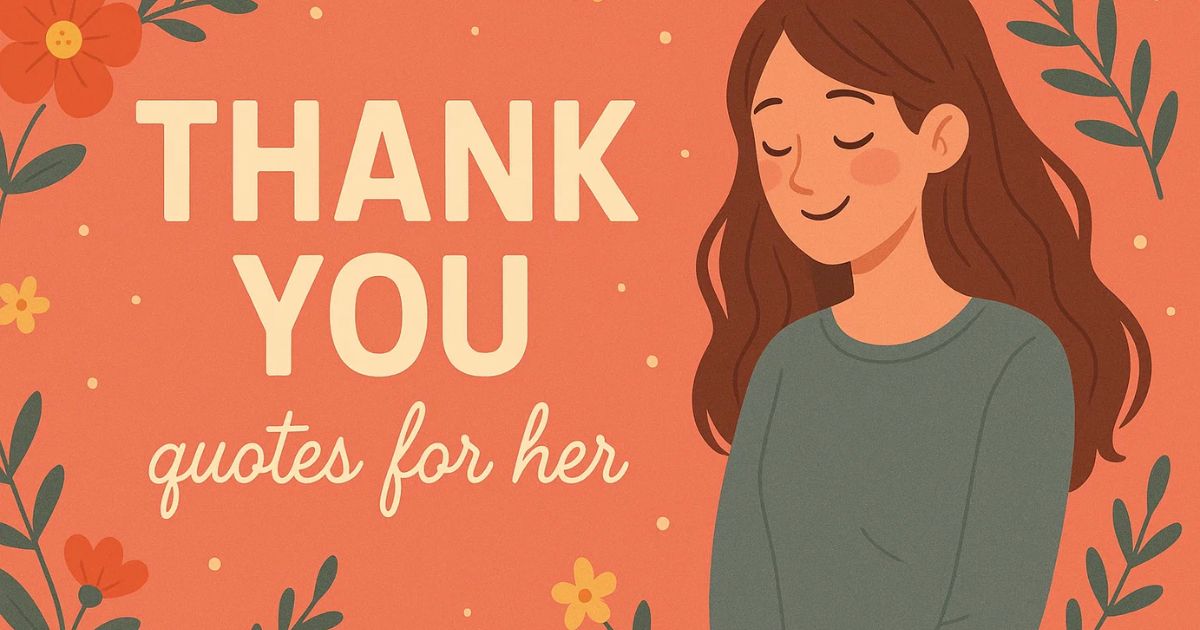 Best 40+ Thank You Appreciate Her Quotes - Sweet Messages