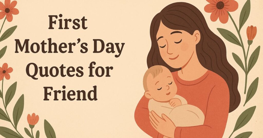 First Mother’s Day Quotes for Friend