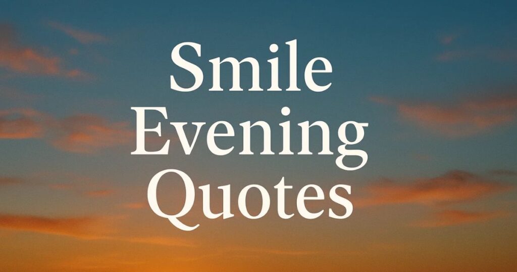 Sweet Good Evening Message