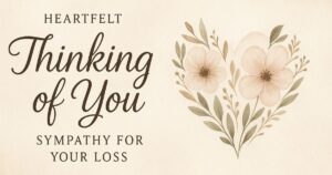 100+ Heartfelt Thinking Of You Quotes Sympathy for Loss