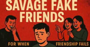 350+ Latest Savage Fake Friends Quotes for When Friendship Fails