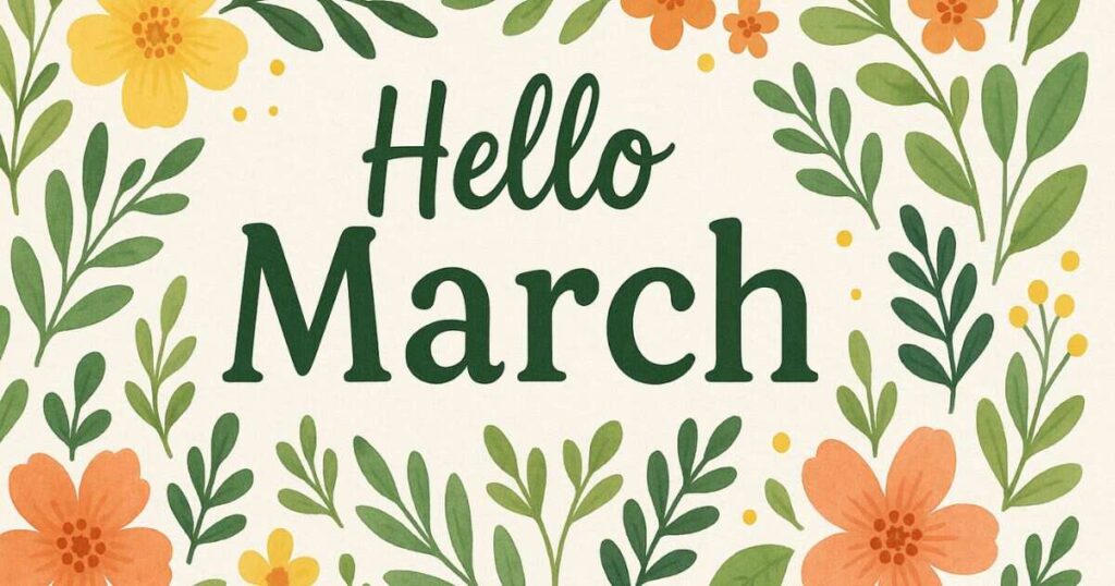 Hello March